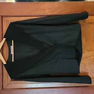 Vintage Armani Wool Pin Striped Hoody